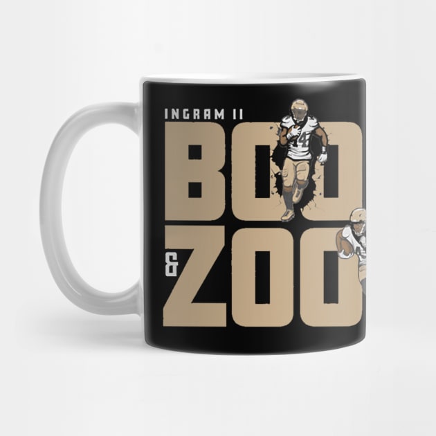 Alvin Kamara & Mark Ingram II Boom And Zoom by Chunta_Design